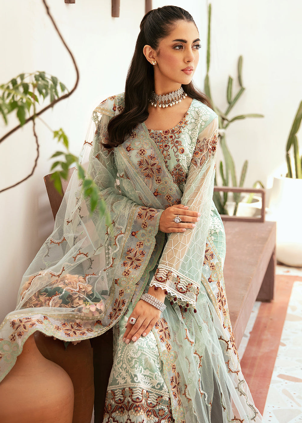 Buy Now Luxury Chiffon Collection 2024 by Ramsha | F-2607 Online at Empress Online in USA, UK, Canada & Worldwide at Empress Clothing.