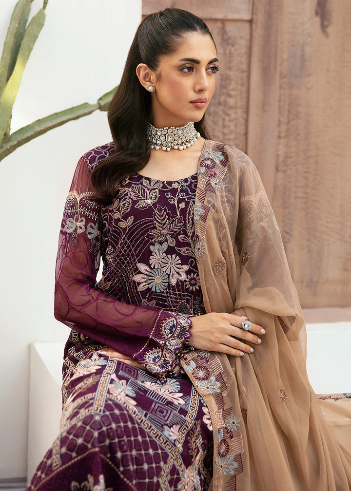 Buy Now Luxury Chiffon Collection 2024 by Ramsha | F-2608 Online at Empress Online in USA, UK, Canada & Worldwide at Empress Clothing.