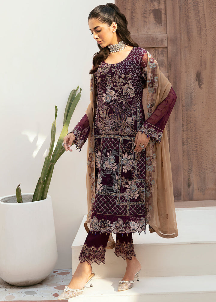 Buy Now Luxury Chiffon Collection 2024 by Ramsha | F-2608 Online at Empress Online in USA, UK, Canada & Worldwide at Empress Clothing.