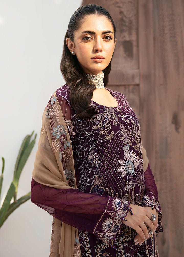 Buy Now Luxury Chiffon Collection 2024 by Ramsha | F-2608 Online at Empress Online in USA, UK, Canada & Worldwide at Empress Clothing.