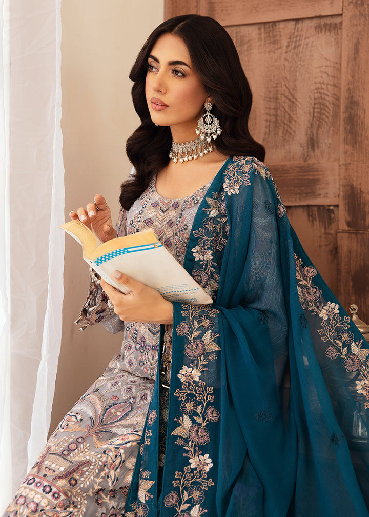 Buy Now Luxury Chiffon Collection 2024 by Ramsha | F-2609 Online at Empress Online in USA, UK, Canada & Worldwide at Empress Clothing.