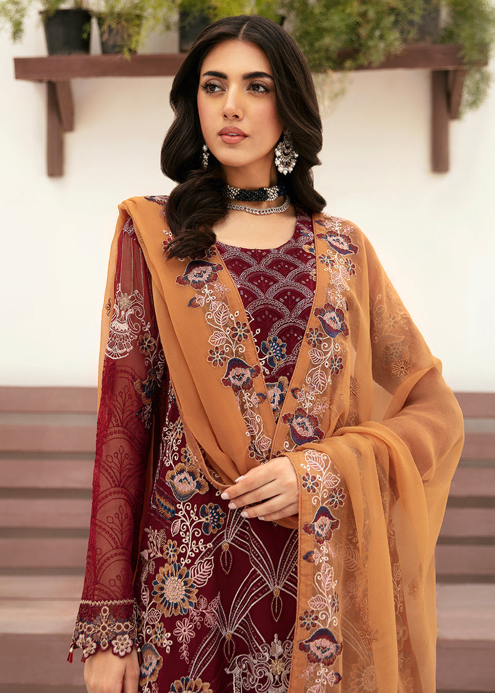 Buy Now Luxury Chiffon Collection 2024 by Ramsha | F-2612 Online at Empress Online in USA, UK, Canada & Worldwide at Empress Clothing.