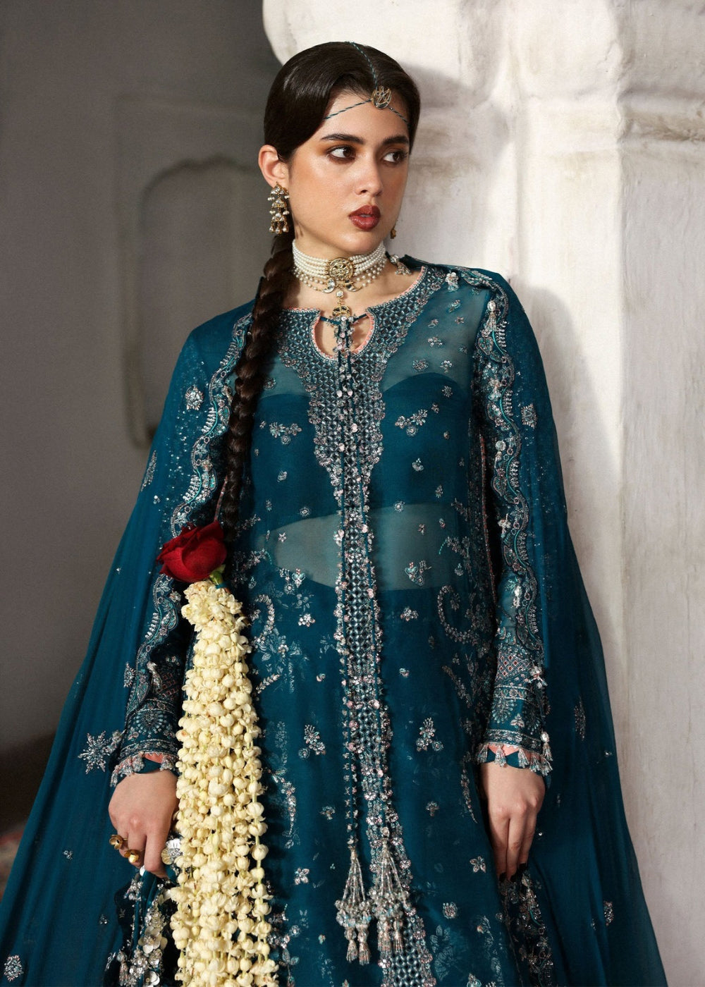 Buy Now Mussarat Wedding Formals by Hussain Rehar | Zebunisa Online in US, UK, Canada, France, Italy, Germany, Greece, Sweden, Africa & Worldwide at Empress.