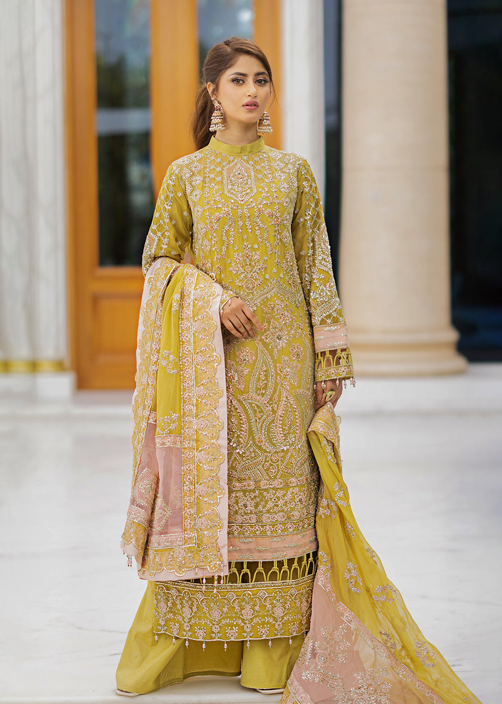 Buy Now Ishq Aatish Luxury Chiffon '23 by Emaan Adeel | FARAH Online in USA, UK, Canada & Worldwide at Empress Clothing. 