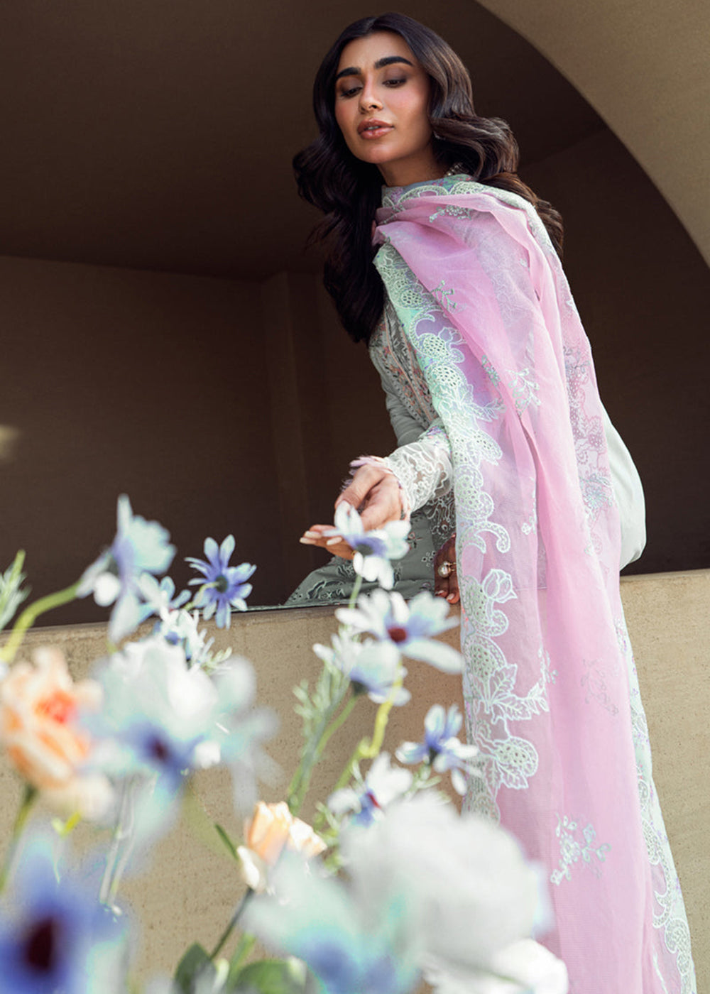 Buy Now Sahil Luxury Lawn '25 by Qalamkar | FK-04 CHLOE Online in USA, UK, Canada, Italy, France, Norway, UAE & Worldwide at Empress Clothing. 