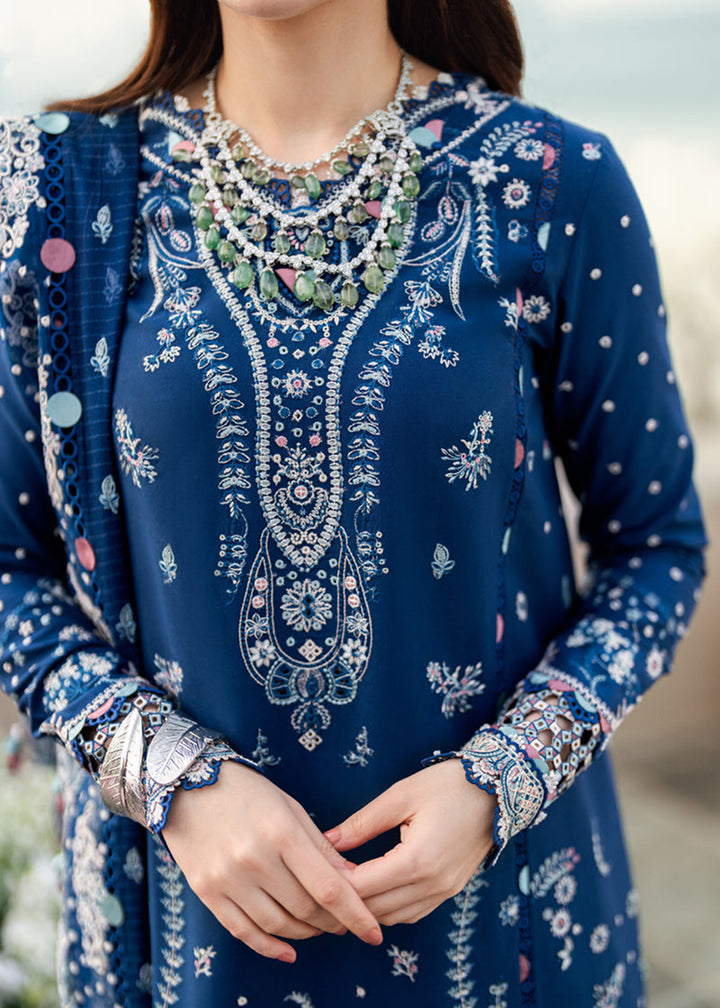 Buy Now Sahil Luxury Lawn '25 by Qalamkar | FK-05 AURORA Online in USA, UK, Canada, Italy, France, Norway, UAE & Worldwide at Empress Clothing.