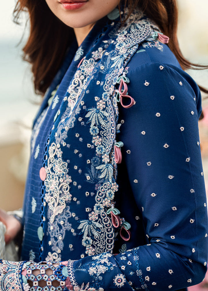 Buy Now Sahil Luxury Lawn '25 by Qalamkar | FK-05 AURORA Online in USA, UK, Canada, Italy, France, Norway, UAE & Worldwide at Empress Clothing.