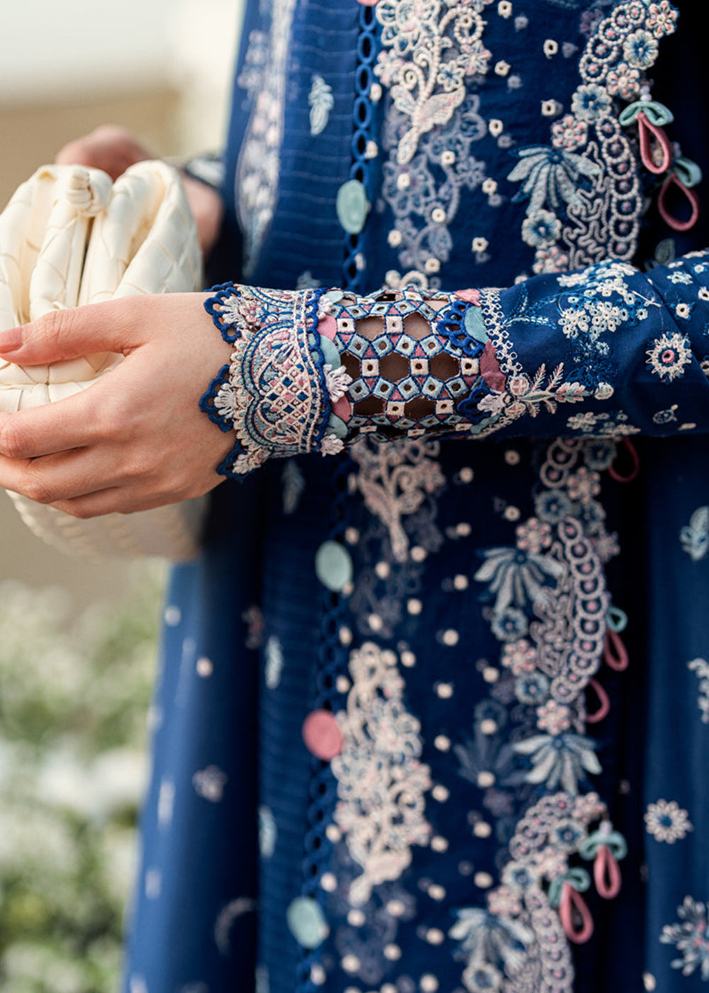 Buy Now Sahil Luxury Lawn '25 by Qalamkar | FK-05 AURORA Online in USA, UK, Canada, Italy, France, Norway, UAE & Worldwide at Empress Clothing.