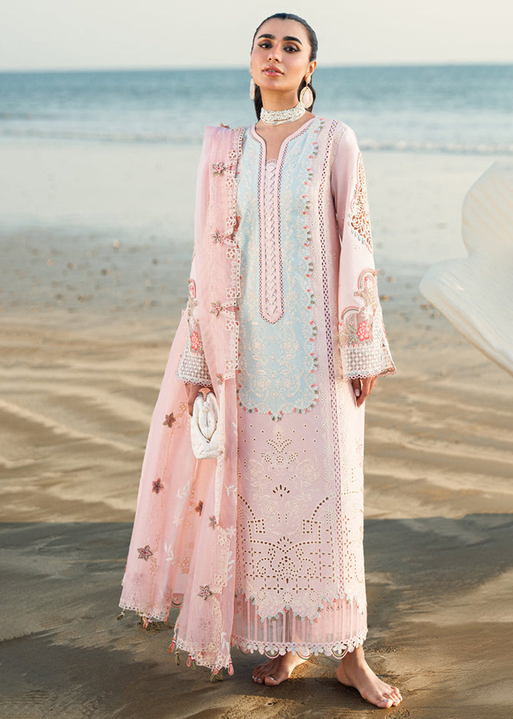 Buy Now Sahil Luxury Lawn '25 by Qalamkar | FK-08 REEM Online in USA, UK, Canada, Italy, France, Norway, UAE & Worldwide at Empress Clothing.