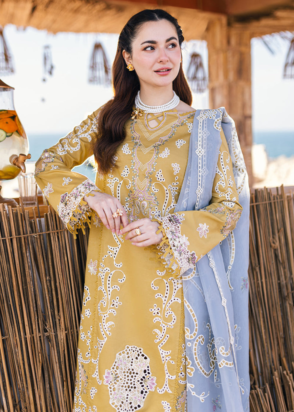 Buy Now Sahil Kinare Luxury Lawn '24 by Qalamkar | FP-03 SELMA Online at Empress Online in USA, UK, Canada & Worldwide at Empress Clothing. 