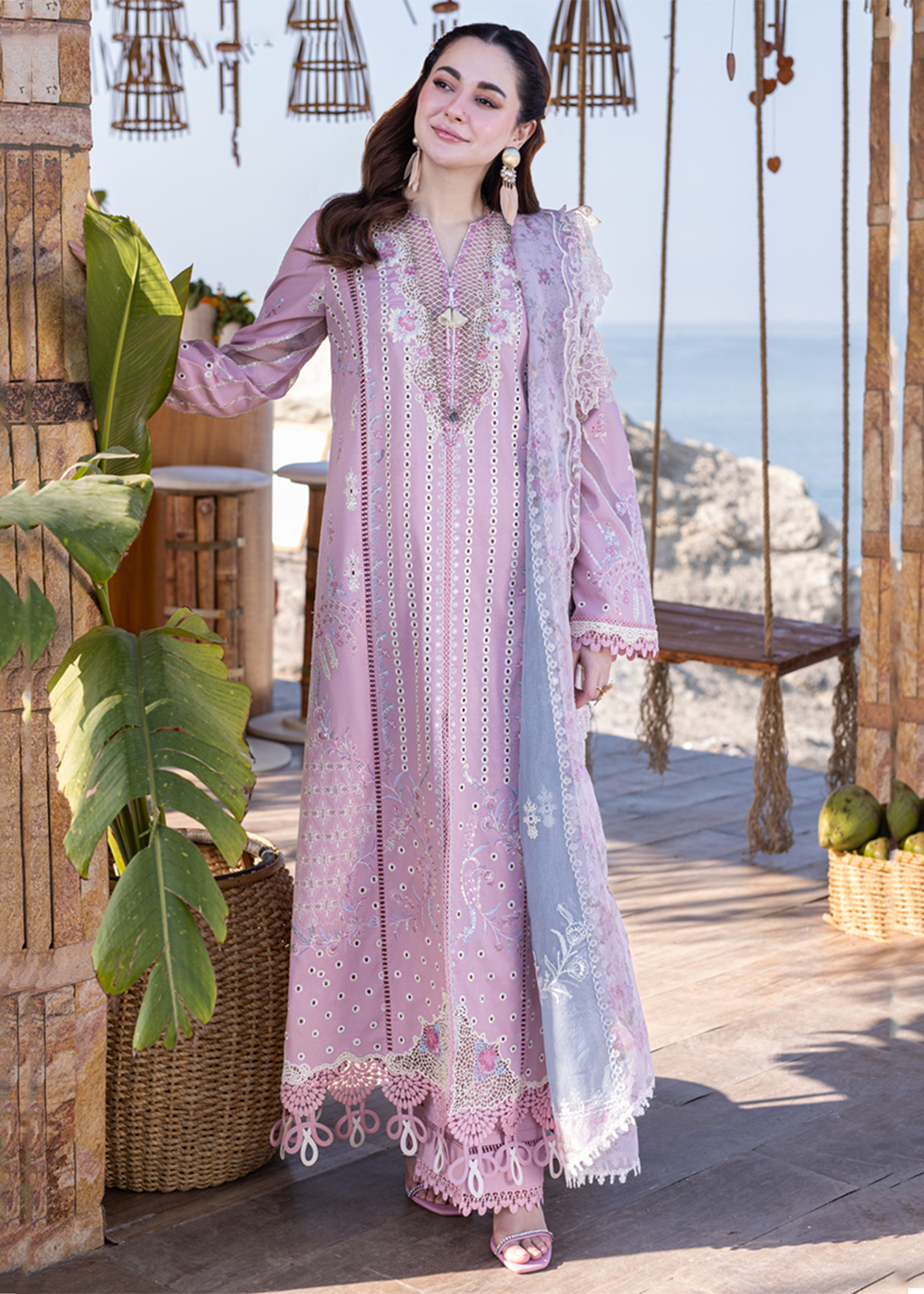Buy Now Sahil Kinare Luxury Lawn '24 by Qalamkar | FP-10 LINA Online at Empress Online in USA, UK, Canada & Worldwide at Empress Clothing.