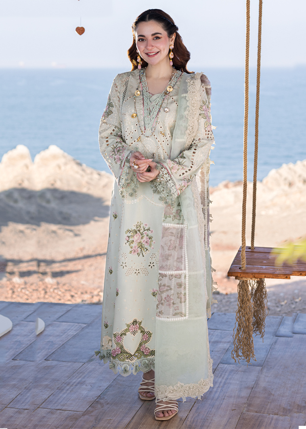 Buy Now Sahil Kinare Luxury Lawn '24 by Qalamkar | FP-15 RANIA Online at Empress Online in USA, UK, Canada & Worldwide at Empress Clothing.