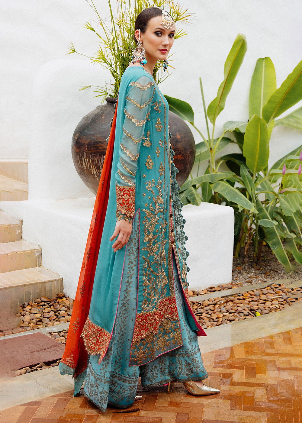 Buy Now Exclusive Chiffon Collection 2024 by Maryum N Maria | MELISSA - FS-40005 Online at Empress Online in USA, UK, France, UAE, Canada & Worldwide at Empress Clothing. 