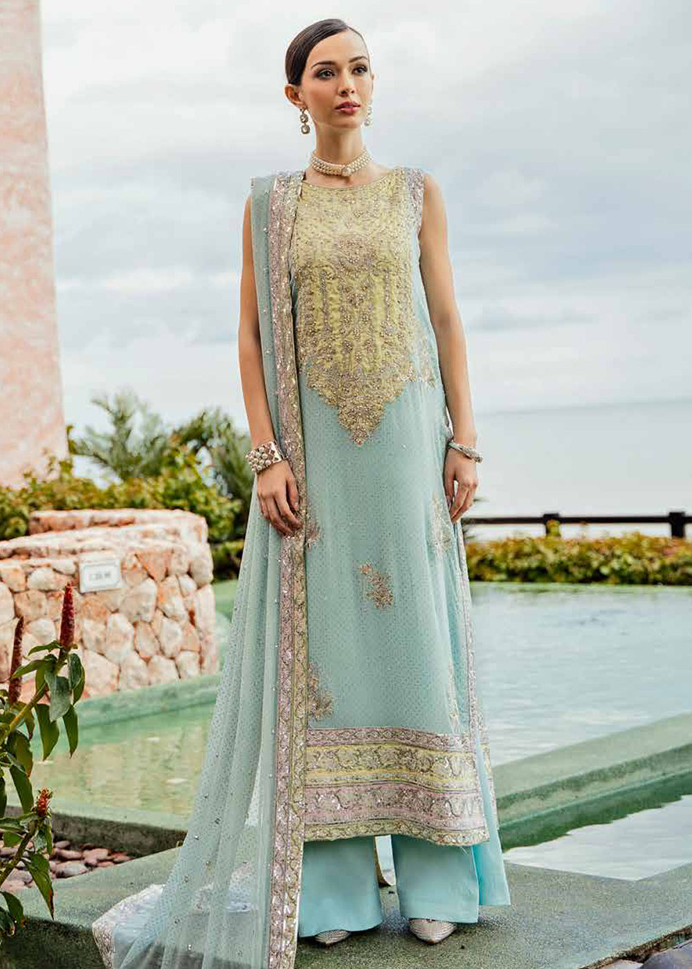 Buy Now Luxury Formals '24 by Freesia by Maryum & Maria | CACA Online at Empress Online in USA, UK, Canada & Worldwide at Empress Clothing. 