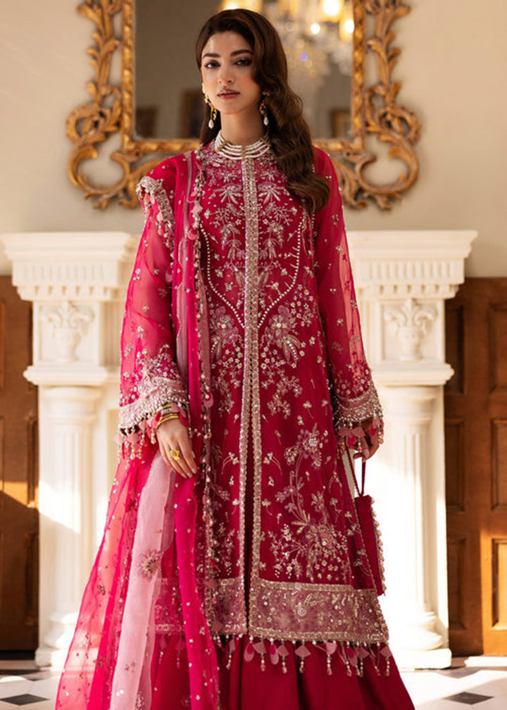 Buy Now Siraa Luxury Formals '25 by Sadaf Fawad Khan | Fuschia Rose Online in USA, UK, Canada, France, Italy, Germany, Sweden, UAE & Worldwide at Empress.