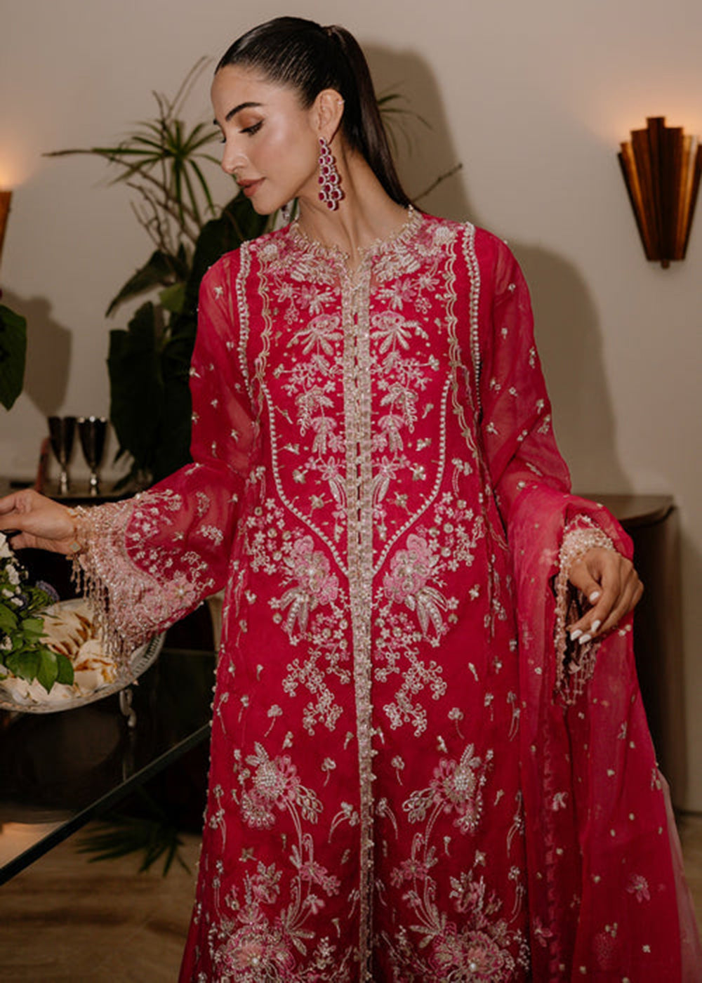 Buy Now Siraa Luxury Formals '25 by Sadaf Fawad Khan | Fuschia Rose Online in USA, UK, Canada, France, Italy, Germany, Sweden, UAE & Worldwide at Empress.