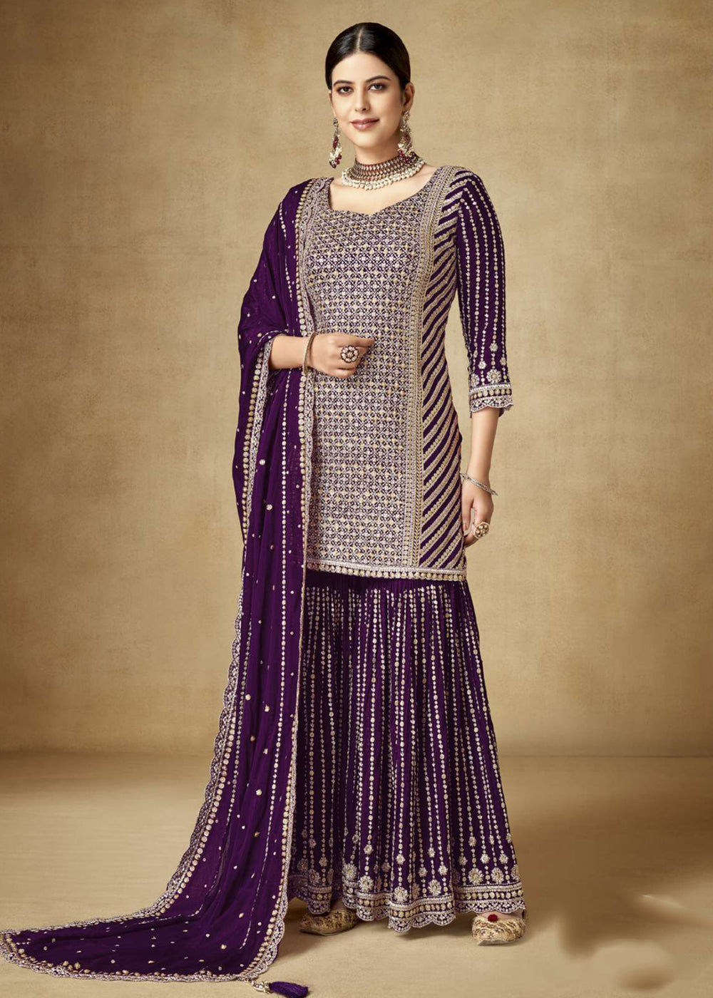 Bollywood hot sale style sharara