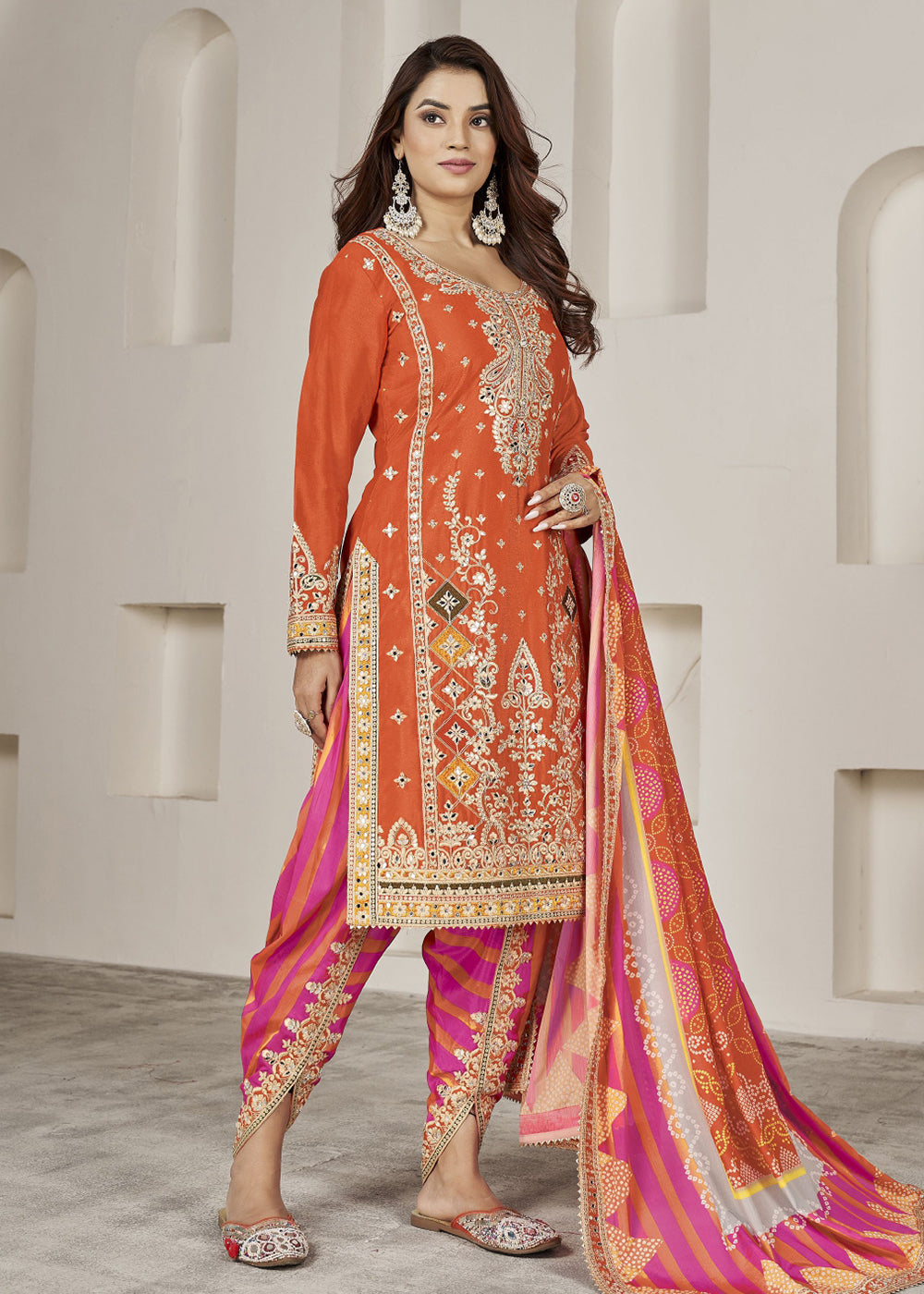 Punjabi Suit Dhoti Suits Online Buy Dhoti Style Salwar Suit