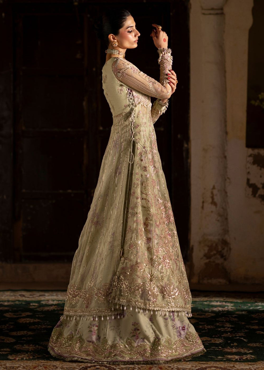 Buy Now Dastan E Ishq Luxury Formals '25 by AJR Couture | GHAZAL Online in US, UK, Canada, France, Italy, Germany, Sweden, Greece, UAE & Worldwide at Empress.