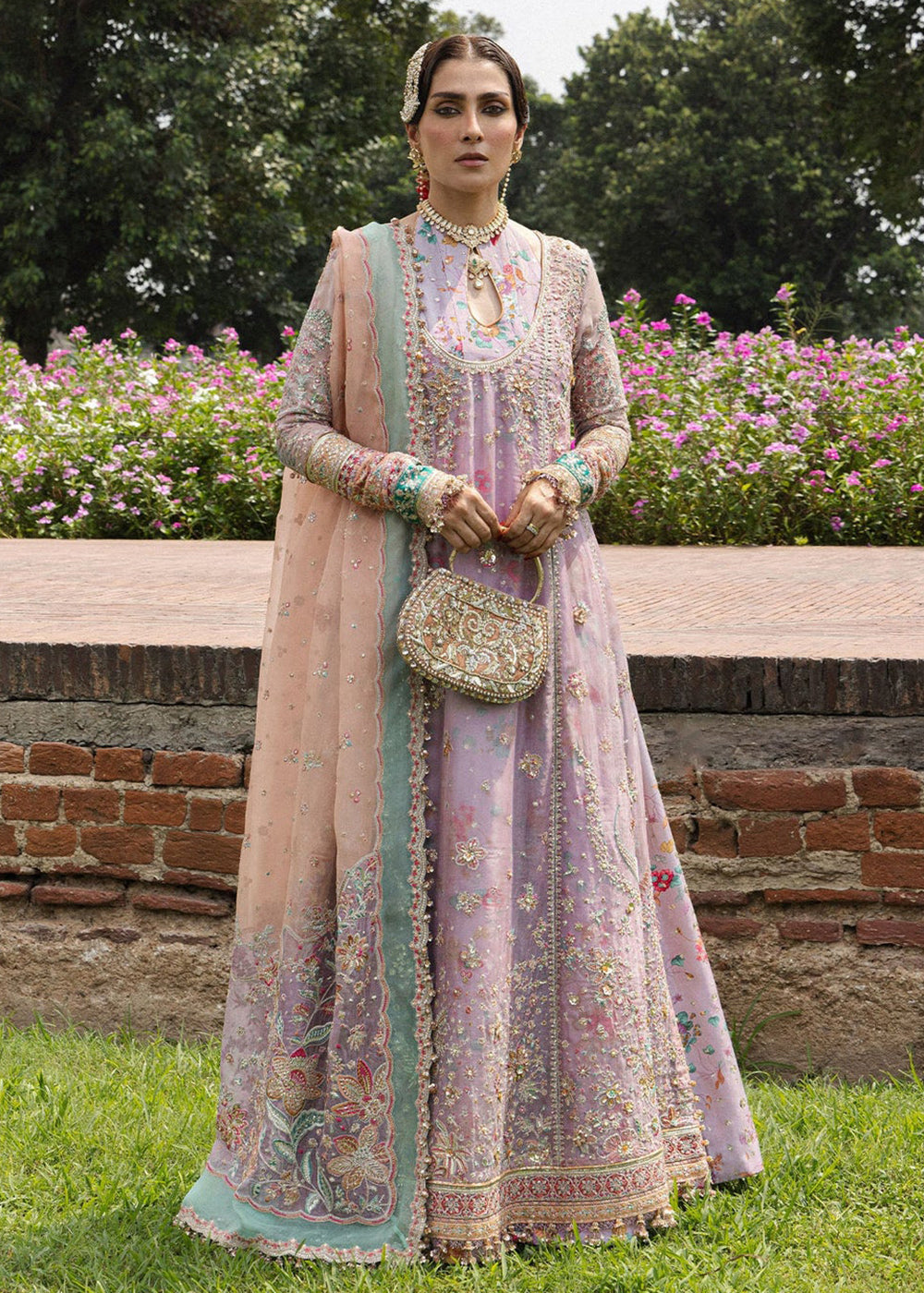 Buy Now The Doll House Wedding Festive Edit '26 by Hussain Rehar | Gulrang in US, UK, Canada, France, Italy, Germany, Greece, Sweden,UAE & Worldwide at Empress.