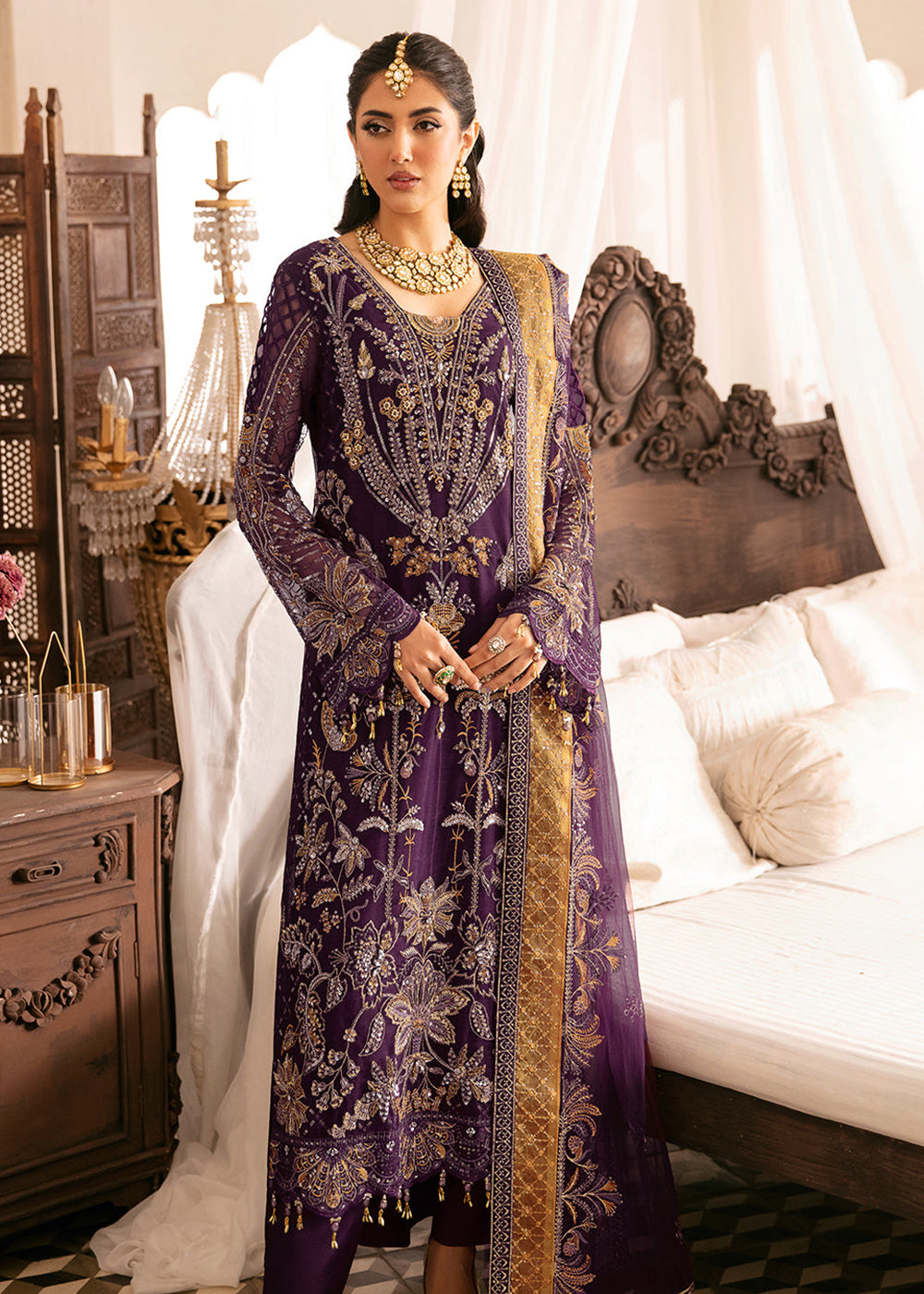 Buy Now Luxury Wedding Collection Volume 3 by Ramsha | H-303 Online at Empress Online in USA, UK, Canada & Worldwide at Empress Clothing.