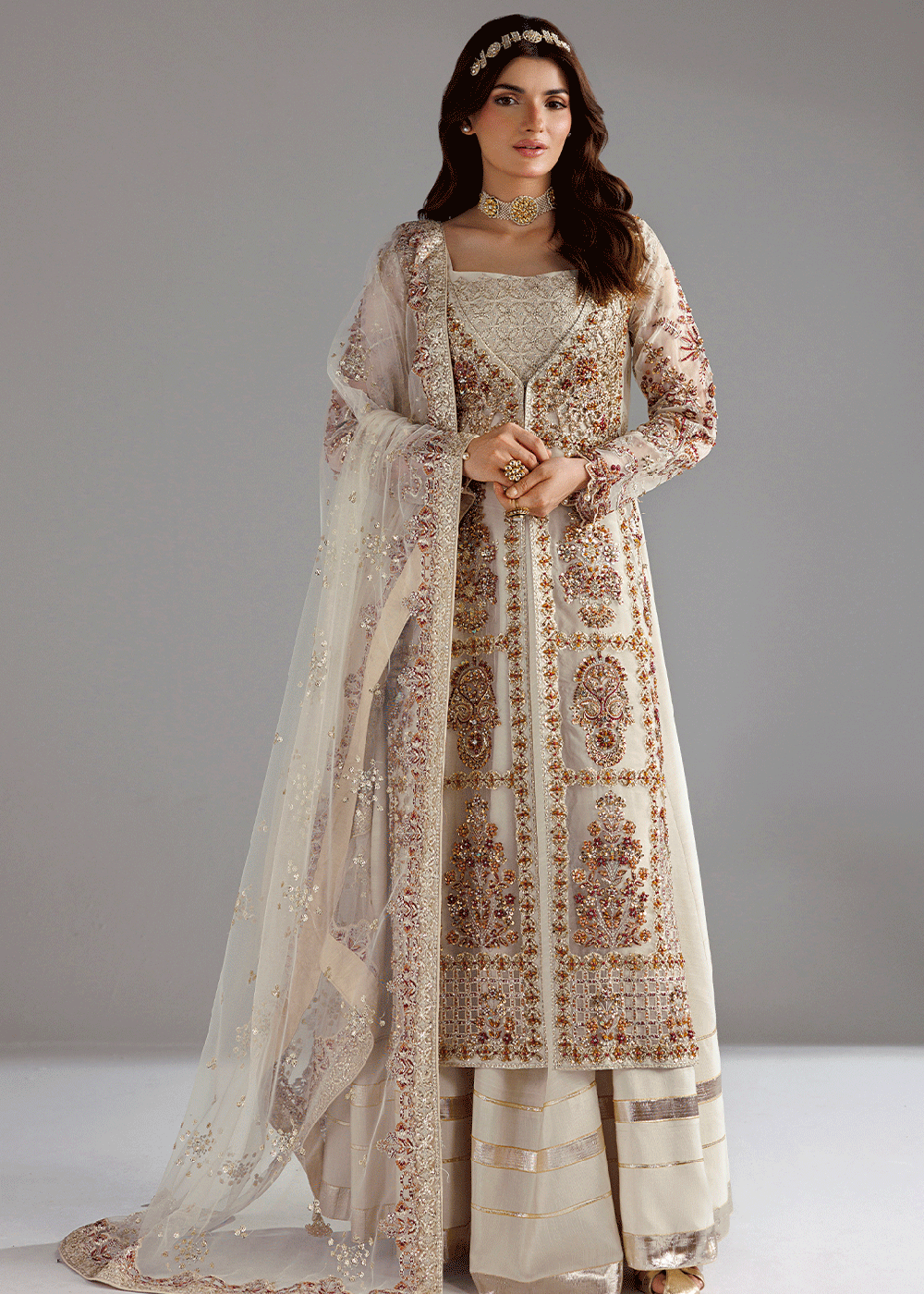 Buy Now Luxury Wedding Edit '26 by Ramsha | H-604 Online in US, UK, Canada, France, Italy, Germany, Greece, Sweden, Netherlands, Austria & Worldwide at Empress.