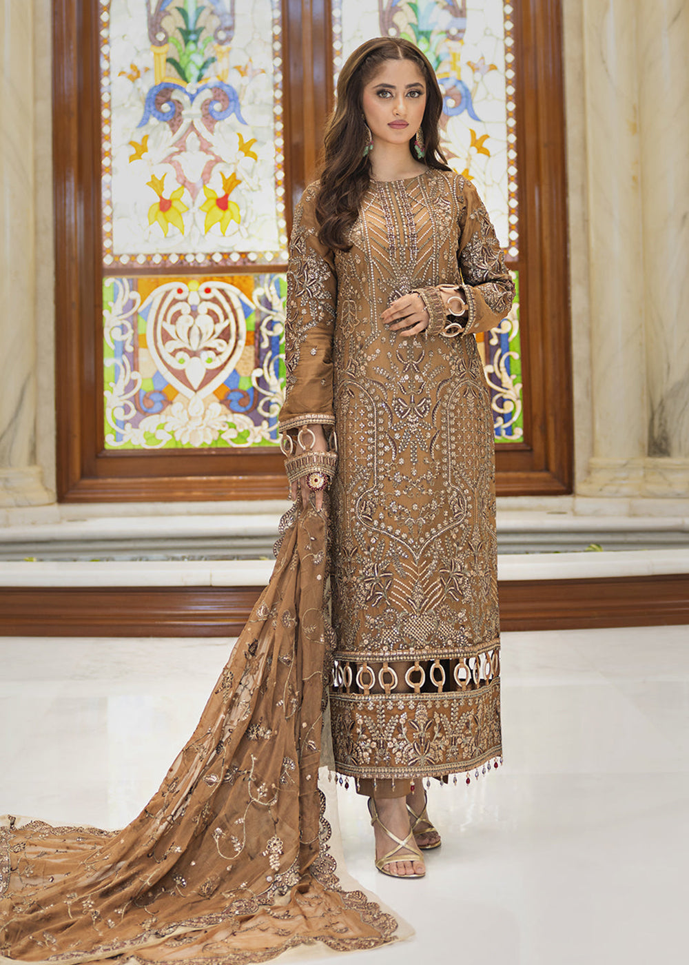 Buy Now Ishq Aatish Luxury Chiffon '23 by Emaan Adeel | HANA Online in USA, UK, Canada & Worldwide at Empress Clothing. 