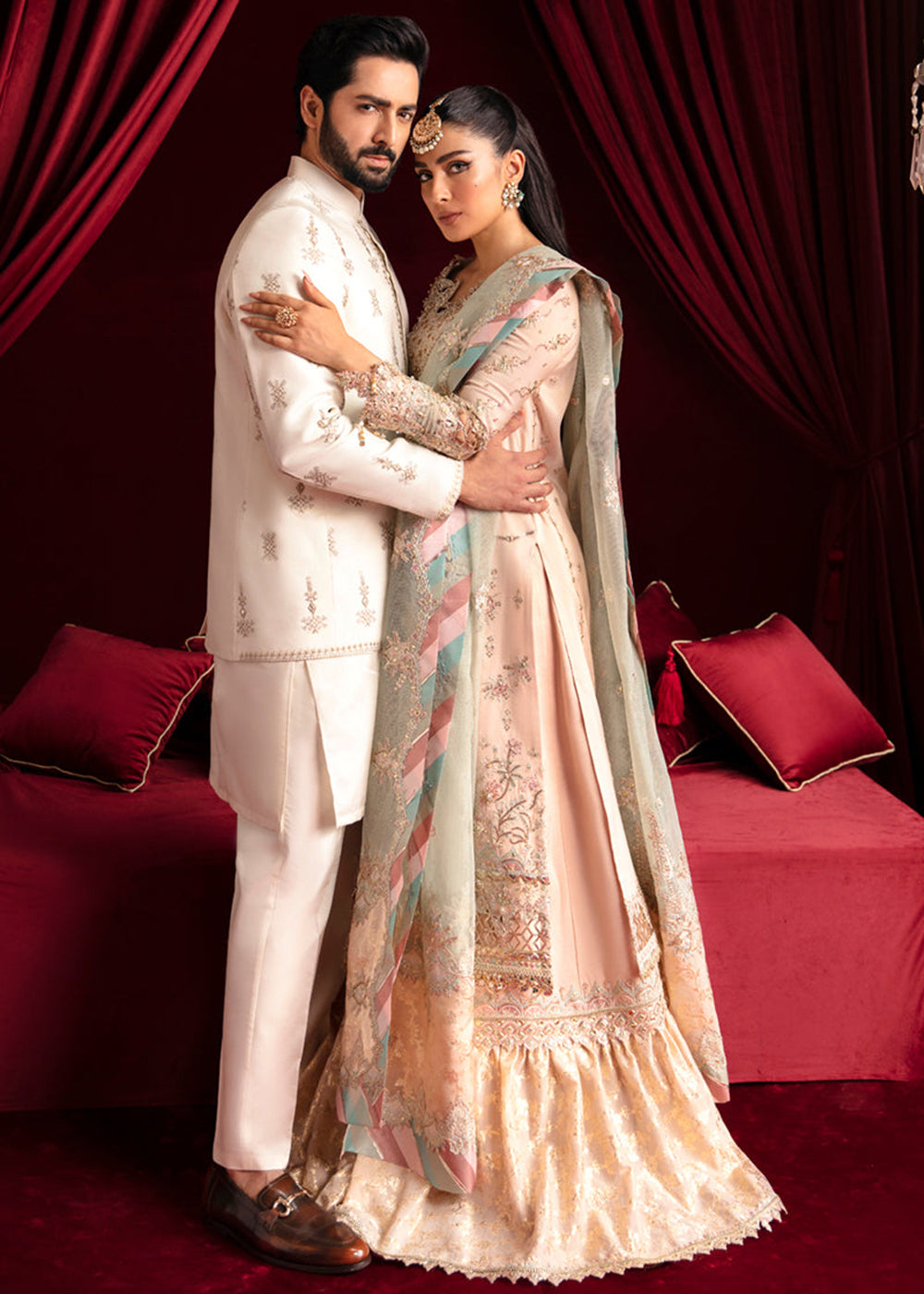 Buy Now Heer Ranjha Luxury Formals 2023 By Qalamkar | HR-03 MEHER Online in USA, UK, Canada & Worldwide at Empress Clothing. 