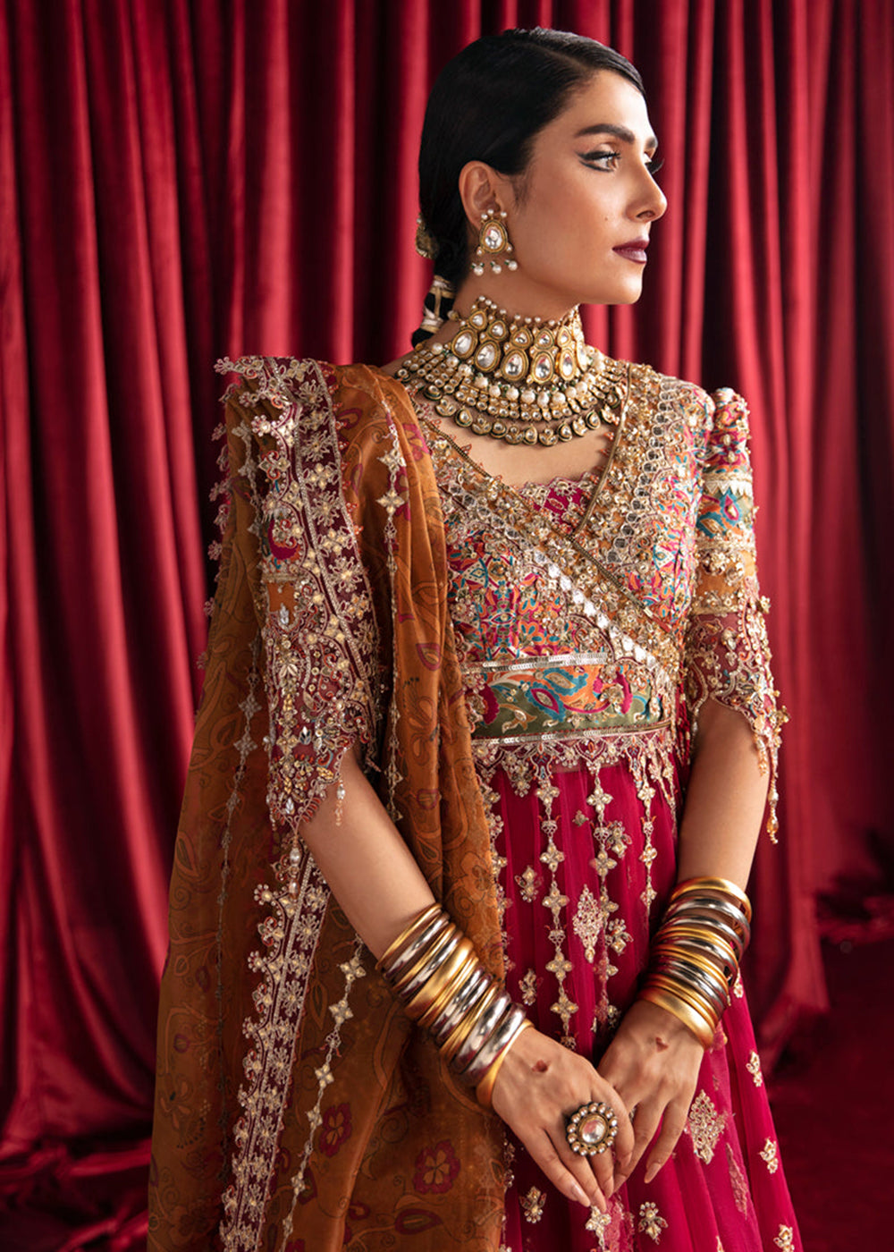 Buy Now Heer Ranjha Luxury Formals 2023 By Qalamkar | HR-04 LEELA Online in USA, UK, Canada & Worldwide at Empress Clothing. 