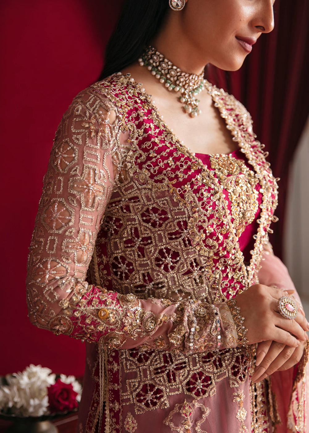 Buy Now Heer Ranjha Luxury Formals 2023 By Qalamkar | HR-06 ARISHA Online in USA, UK, Canada & Worldwide at Empress Clothing. 