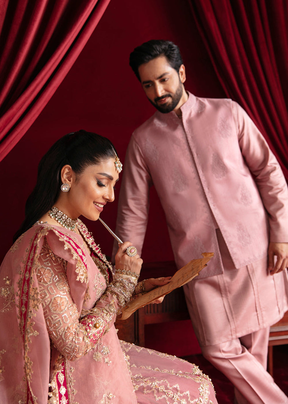 Buy Now Heer Ranjha Luxury Formals 2023 By Qalamkar | HR-06 ARISHA Online in USA, UK, Canada & Worldwide at Empress Clothing. 