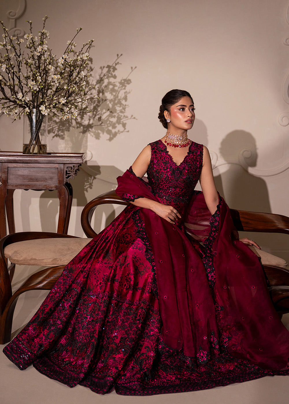 Buy Now Rua Wedding Festive '25 by Faiza Saqlain | Havin Online in US, UK, Canada, France, Italy, Germany, Greece, Sweden, Africa, UAE & Worldwide at Empress.