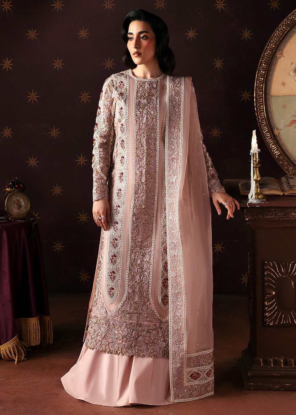 Buy Now La Fuchsia Luxury Formals '26 by Afrozeh | Hermit Online in US, UK, Canada, France, Italy, Germany, Greece, UAE, Switzerland & Worldwide at Empress.