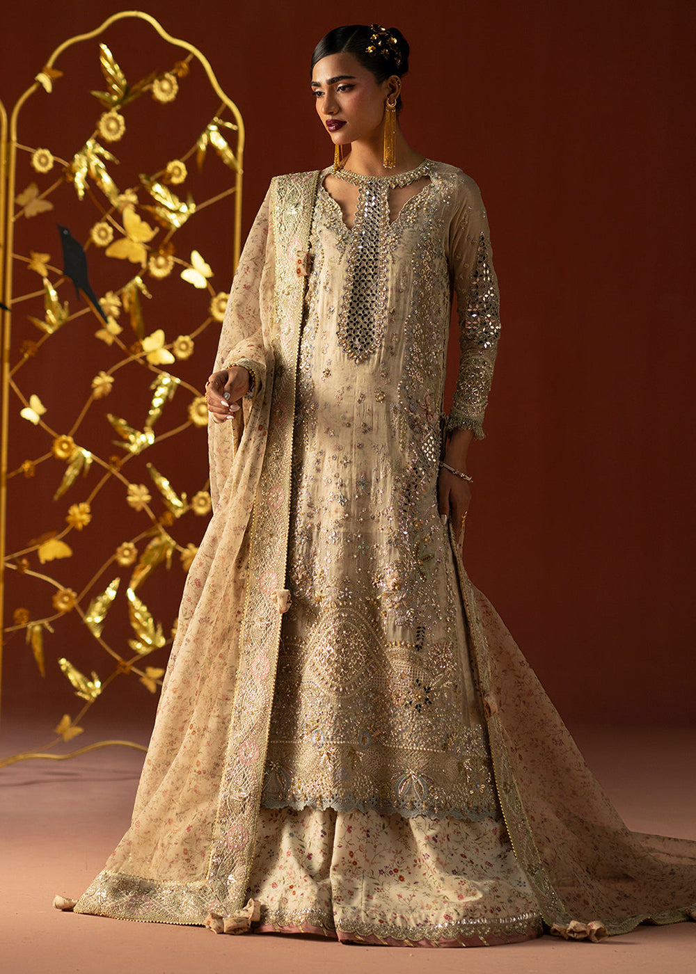 Buy Signature Wedding Formals '26 by AJR Couture | Husn E Mah Online in US, UK, Canada, France, Italy, Germany, Greece, Sweden, Australia & Worldwide at Empress.