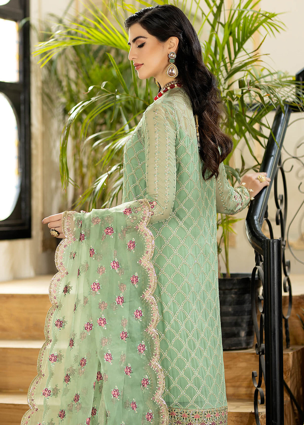 Buy Now Green Wedding Formal Suit | Imrozia Premium | Jhalak '23 | I-183 - JUSTAJOO Online in USA, UK, Canada & Worldwide at Empress Clothing.