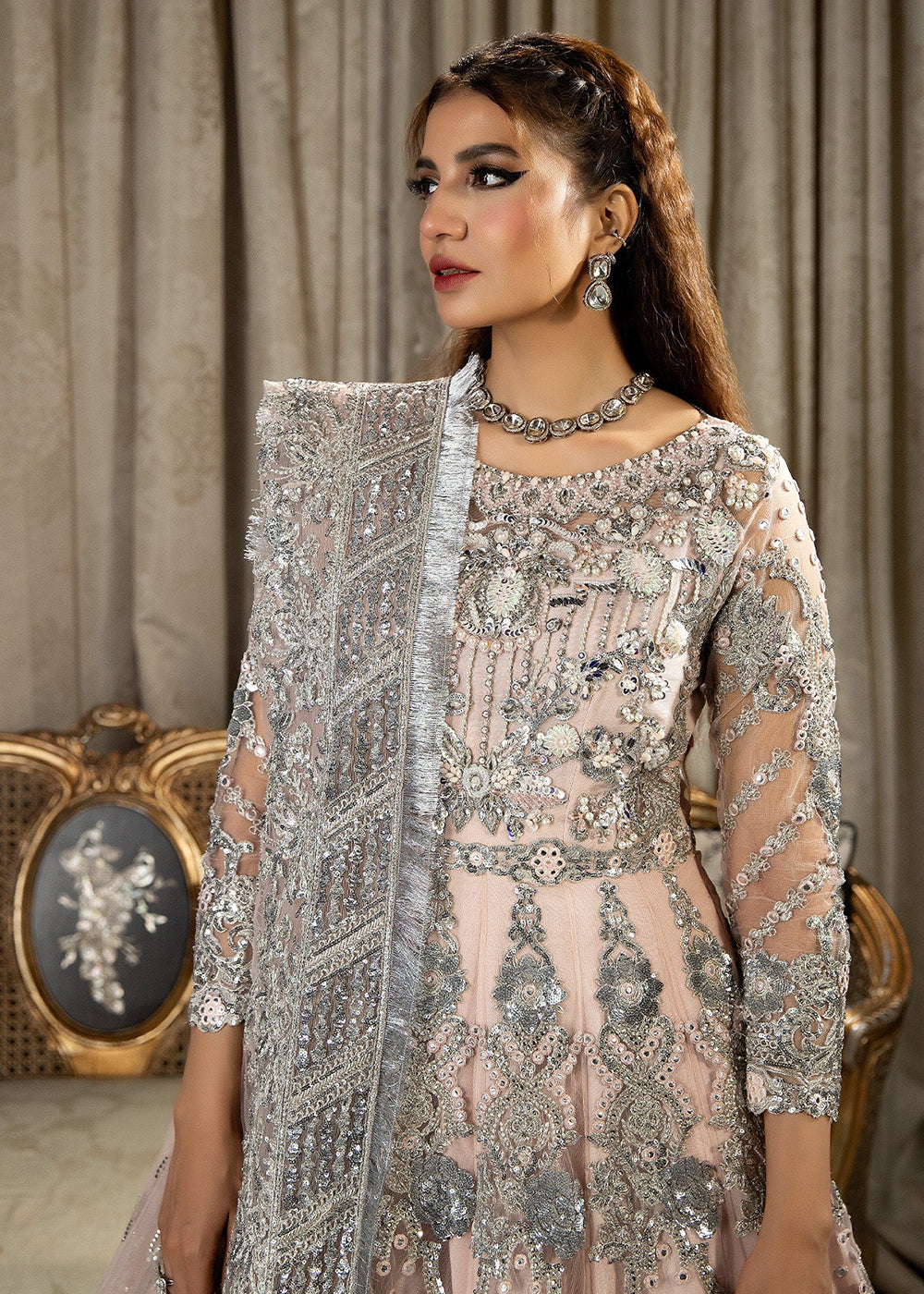 Buy Now Andaaz-E-Khaas Bridal Formals 2023 by Imrozia | IB-41 Azah Online at Empress Online in USA, UK, Canada & Worldwide at Empress Clothing. 