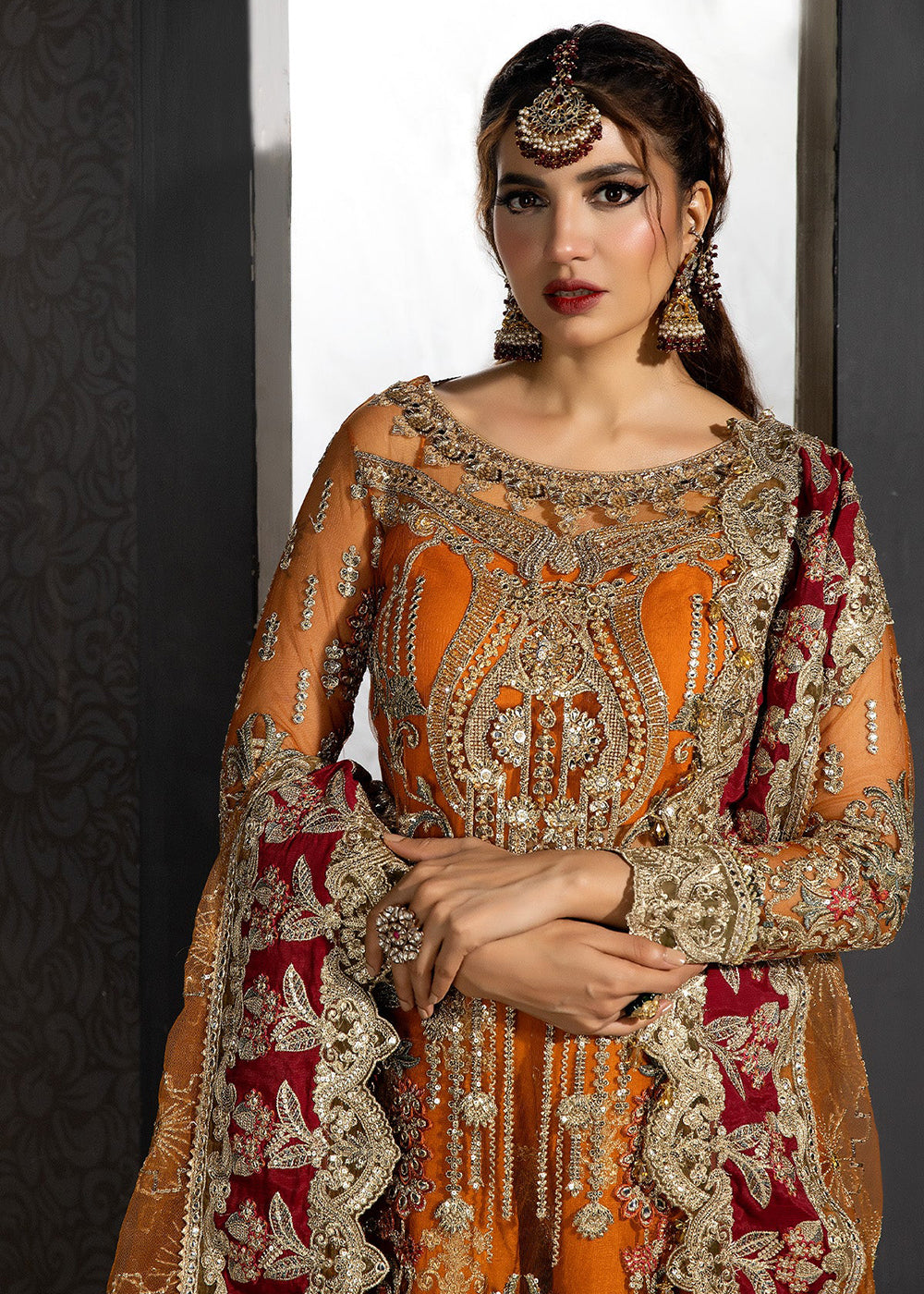 Buy Now Andaaz-E-Khaas Bridal Formals 2023 by Imrozia | IB-42 Sofi Online at Empress Online in USA, UK, Canada & Worldwide at Empress Clothing. 