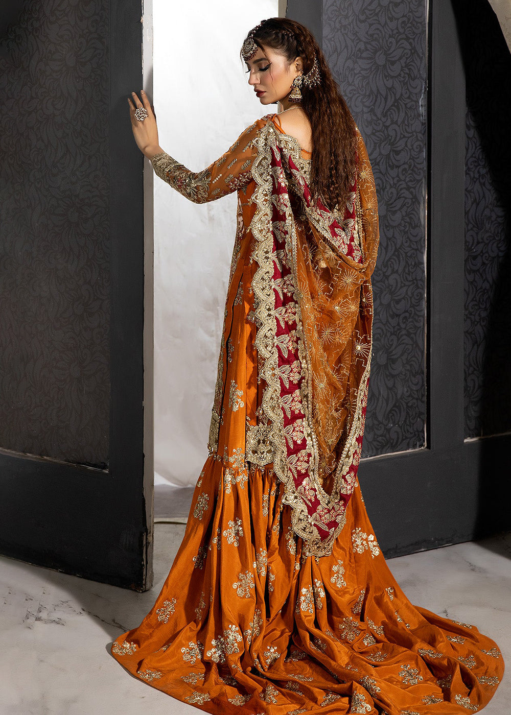 Buy Now Andaaz-E-Khaas Bridal Formals 2023 by Imrozia | IB-42 Sofi Online at Empress Online in USA, UK, Canada & Worldwide at Empress Clothing. 