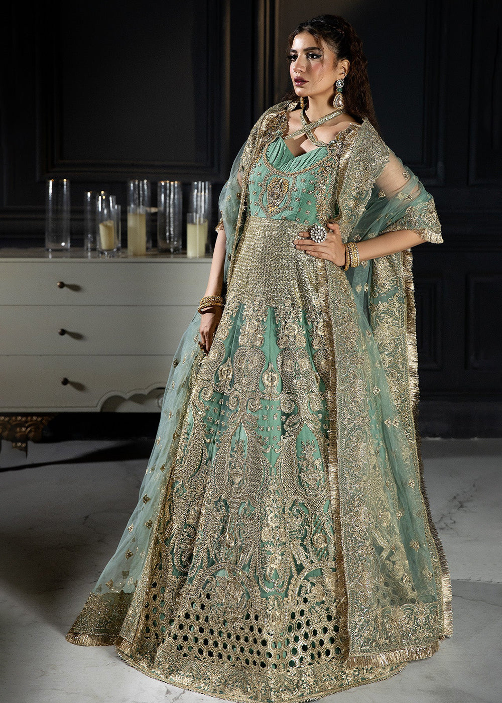 Buy Now Andaaz-E-Khaas Bridal Formals 2023 by Imrozia | IB-45 Unaysa Online at Empress Online in USA, UK, Canada & Worldwide at Empress Clothing. 