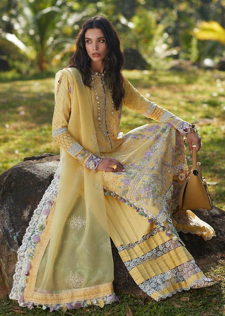 Buy Now Yellow Lawn Suit - Elan - Luxury Lawn '23 - IRA-EL23-01B Online in USA, UK, Canada & Worldwide at Empress Clothing.