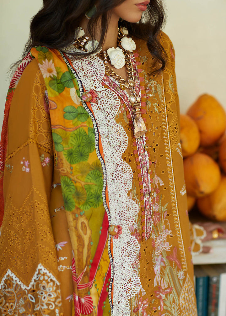 Buy Now Mustard Lawn Suit - Elan - Luxury Lawn '23 - IVANA-EL23-06A Online in USA, UK, Canada & Worldwide at Empress Clothing.