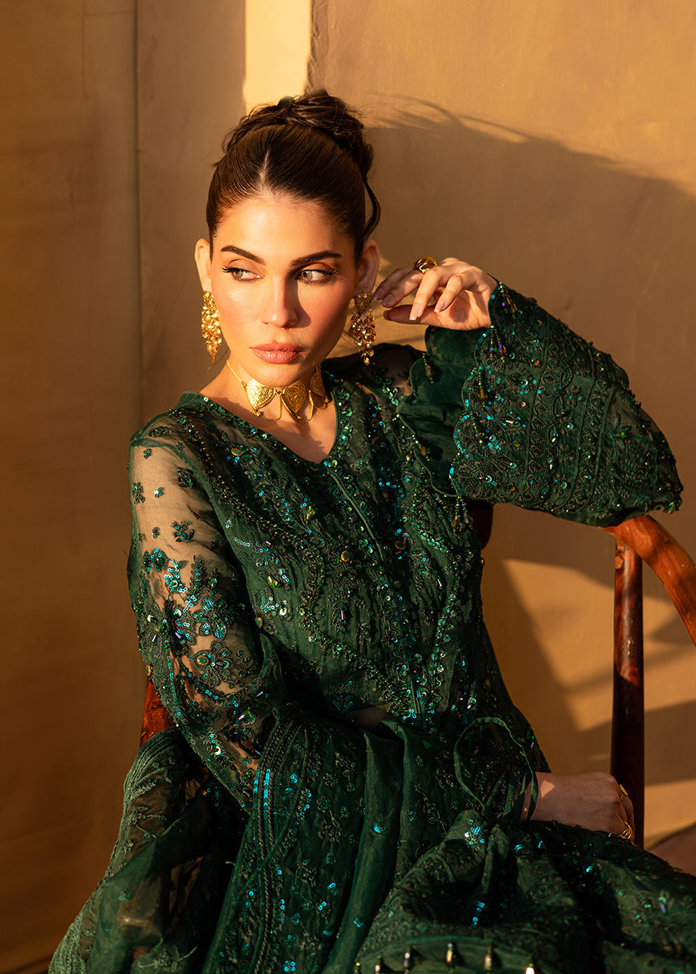 Buy Now Regalia Luxury Formals '25 by Emaan Adeel | IVYEN Online in US, UK, Canada, Germany, Italy, Denmark, France, Qatar, UAE & Worldwide at Empress Clothing.