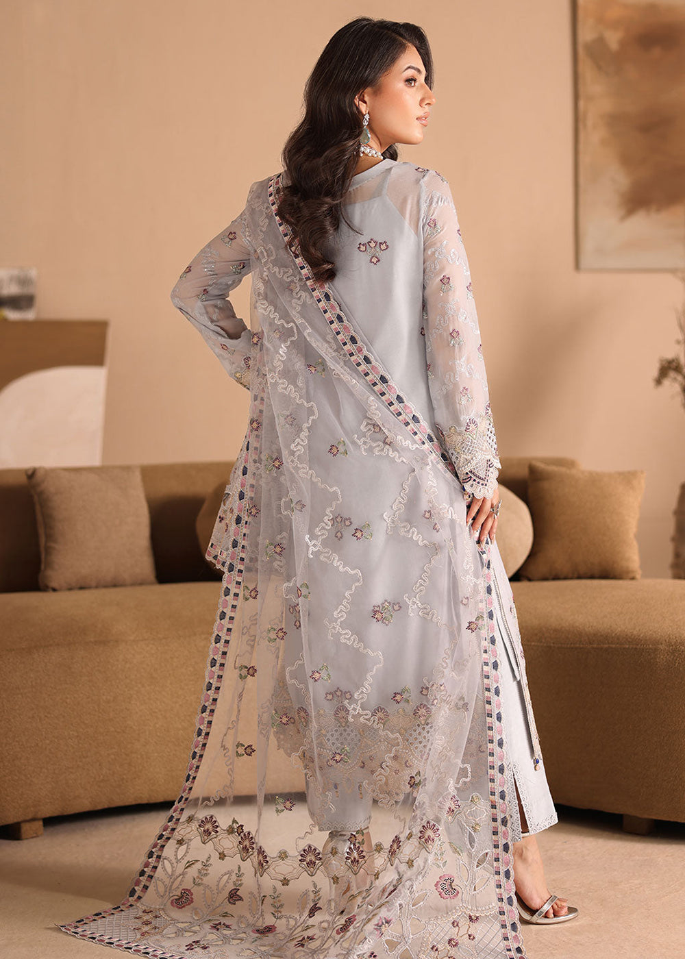 Buy Now Kashish Luxury Chiffon '25 by Ramsha | K-302 Online in USA, UK, Canada, France, Greece, Germany, Ireland, Italy, UAE & Worldwide at Empress Clothing.