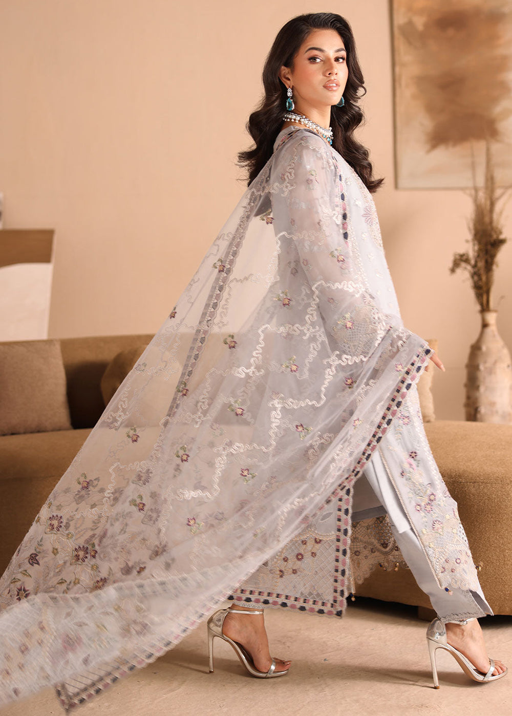 Buy Now Kashish Luxury Chiffon '25 by Ramsha | K-302 Online in USA, UK, Canada, France, Greece, Germany, Ireland, Italy, UAE & Worldwide at Empress Clothing.