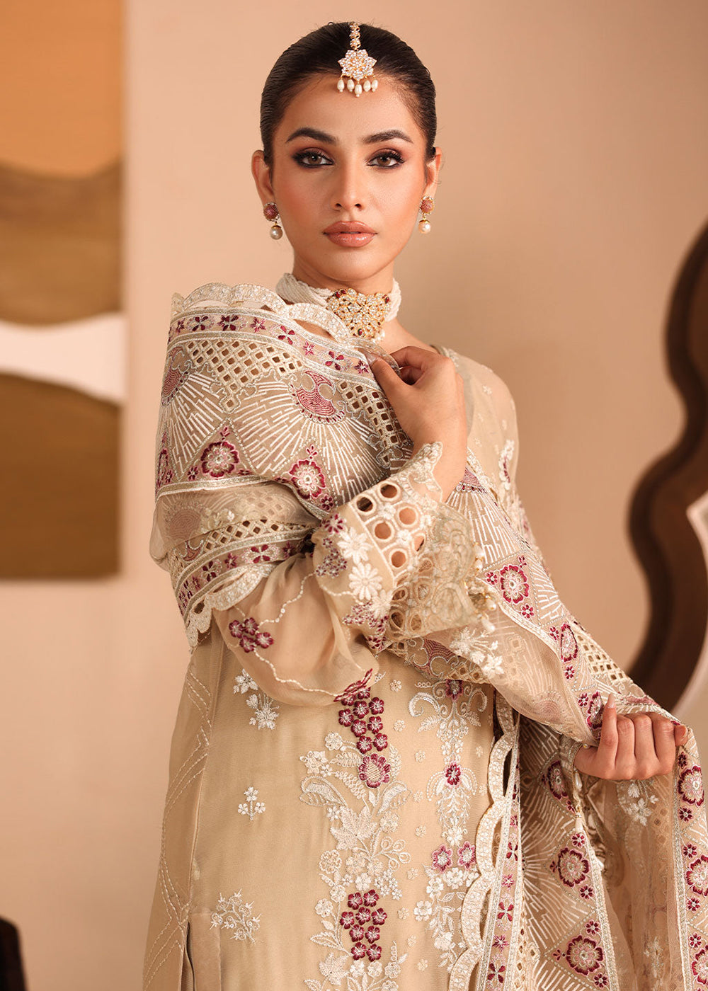 Buy Now Kashish Luxury Chiffon '25 by Ramsha | K-303 Online in USA, UK, Canada, France, Greece, Germany, Ireland, Italy, UAE & Worldwide at Empress Clothing.