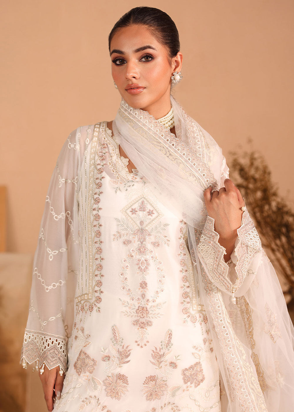 Buy Now Kashish Luxury Chiffon '25 by Ramsha | K-305 Online in USA, UK, Canada, France, Greece, Germany, Ireland, Italy, UAE & Worldwide at Empress Clothing.