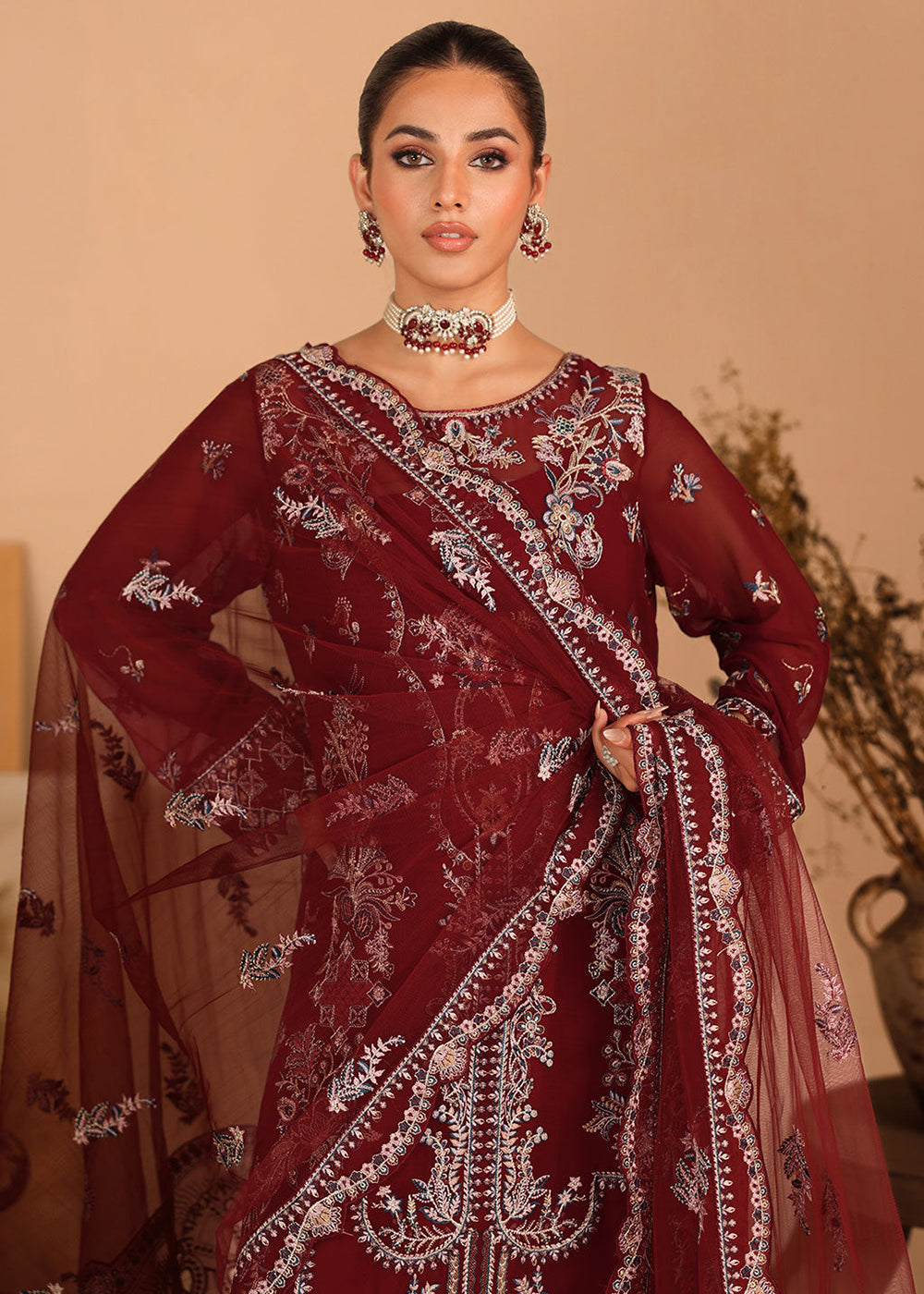 Buy Now Kashish Luxury Chiffon '25 by Ramsha | K-306 Online in USA, UK, Canada, France, Greece, Germany, Ireland, Italy, UAE & Worldwide at Empress Clothing.