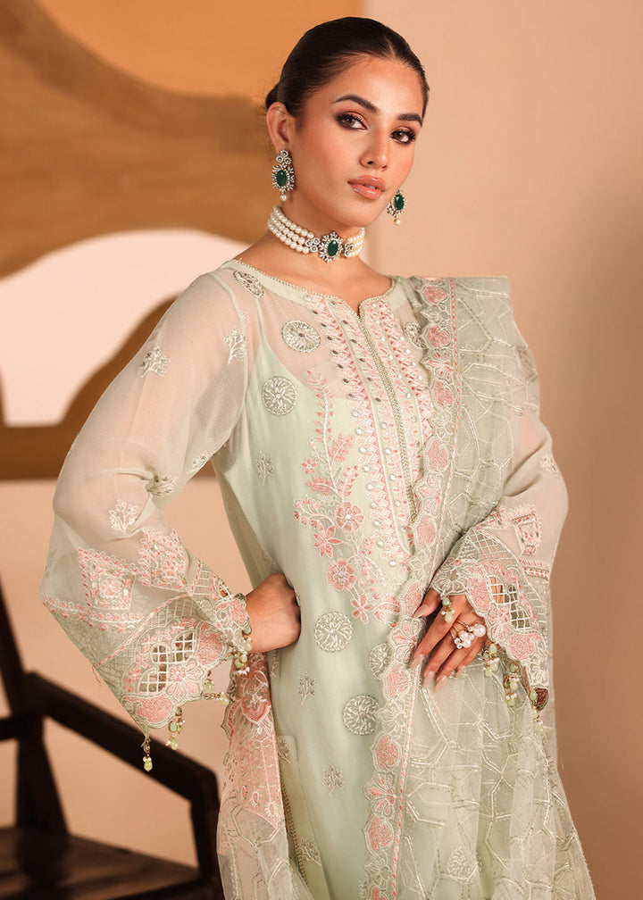 Buy Now Kashish Luxury Chiffon '25 by Ramsha | K-307 Online in USA, UK, Canada, France, Greece, Germany, Ireland, Italy, UAE & Worldwide at Empress Clothing.