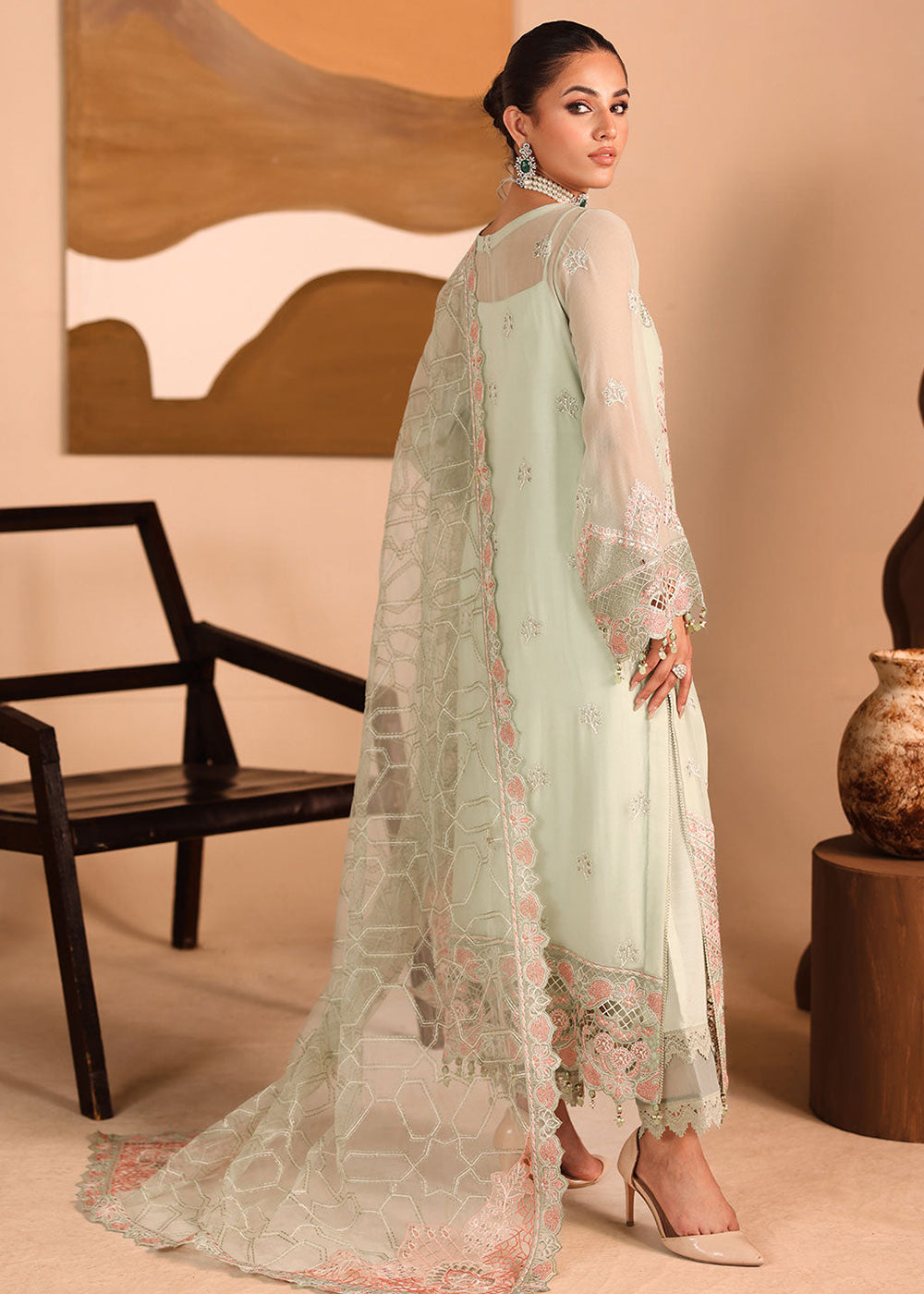 Buy Now Kashish Luxury Chiffon '25 by Ramsha | K-307 Online in USA, UK, Canada, France, Greece, Germany, Ireland, Italy, UAE & Worldwide at Empress Clothing.