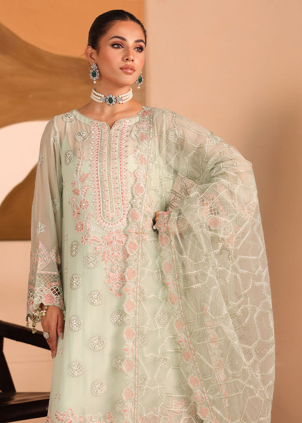 Buy Now Kashish Luxury Chiffon '25 by Ramsha | K-307 Online in USA, UK, Canada, France, Greece, Germany, Ireland, Italy, UAE & Worldwide at Empress Clothing.